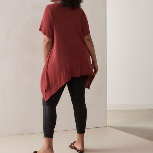 5X - Addition Elle | Tonal Snakeskin Print Leggings - Picture 2 of 6